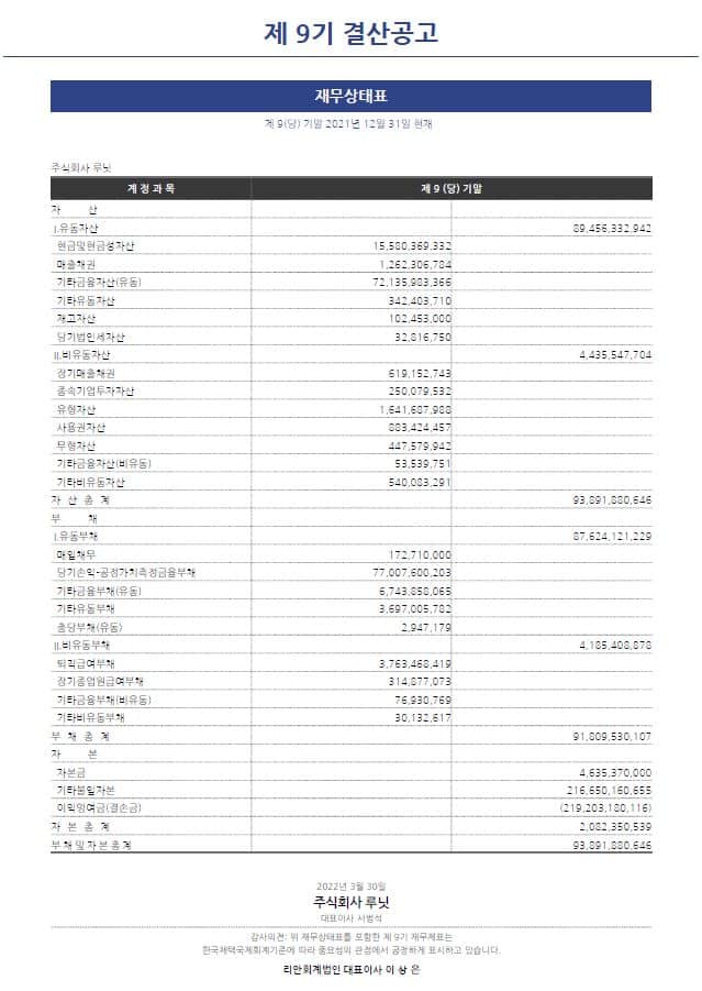 9th closing announcement - Image 1